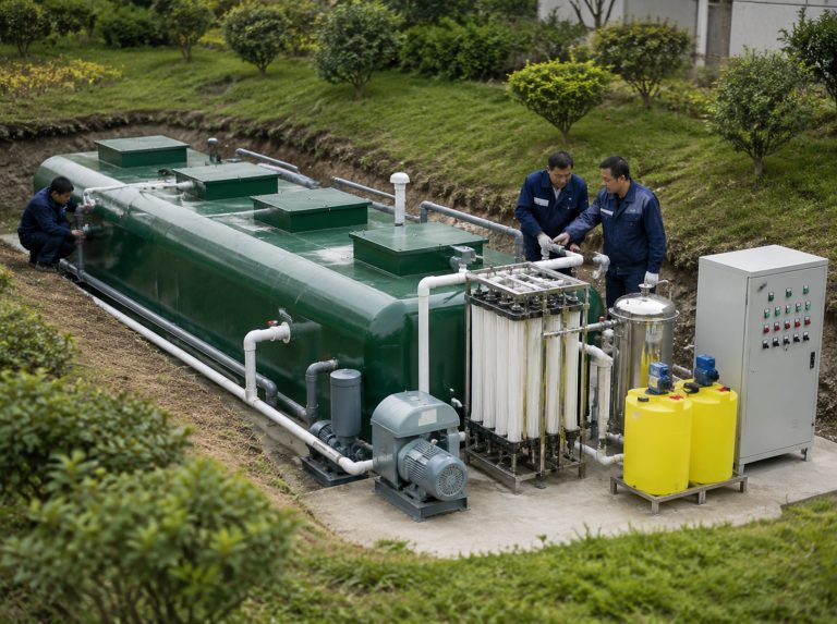 东洲区地埋式AAO/MBR生活污水处理设备